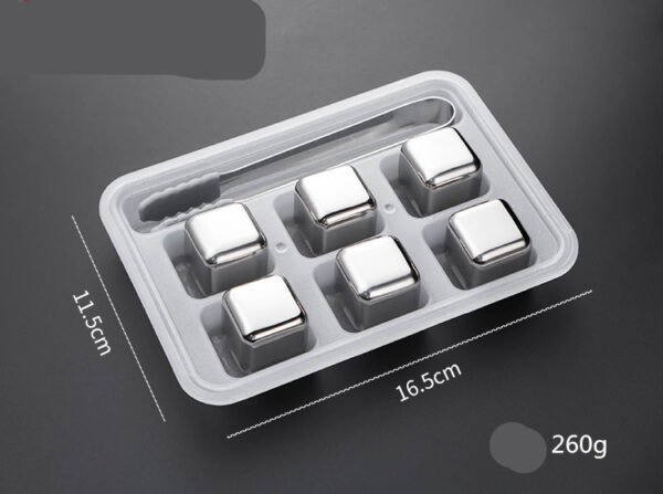 steel ice cubes