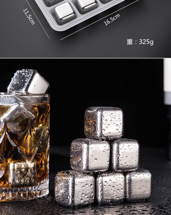 steel ice cubes